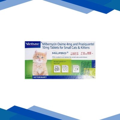 MILPRO (VET) (0.5 TO 2 KG) DEWORMER FOR KITTEN Tablet 4’s
