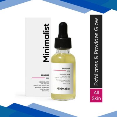 Minimalist 10% AHA BHA Exfoliating Serum for Beginners 30 ml