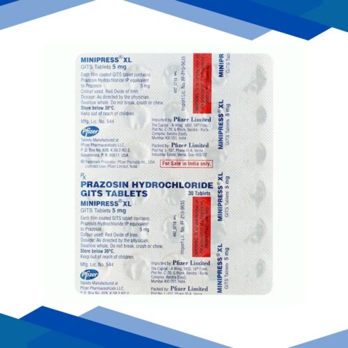 Minipress XL 5 mg Tablet 30’S