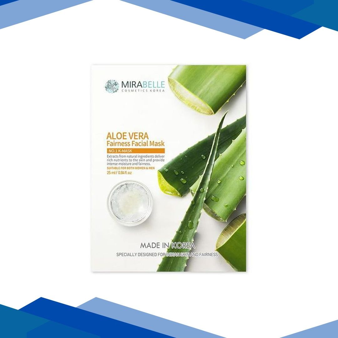 Mirabelle Korea Aloe Vera Fairness Facial Mask 25 Ml