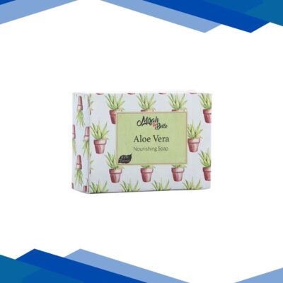 Mirah Belle – Organic Aloe Vera Nourishing Soap Bar – Acne and Infection Prone Skin 125 gm