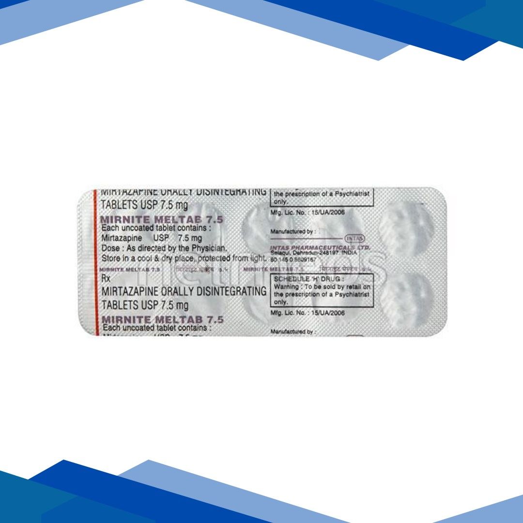 Mirnite Meltab 7.5mg Tablet 10’S