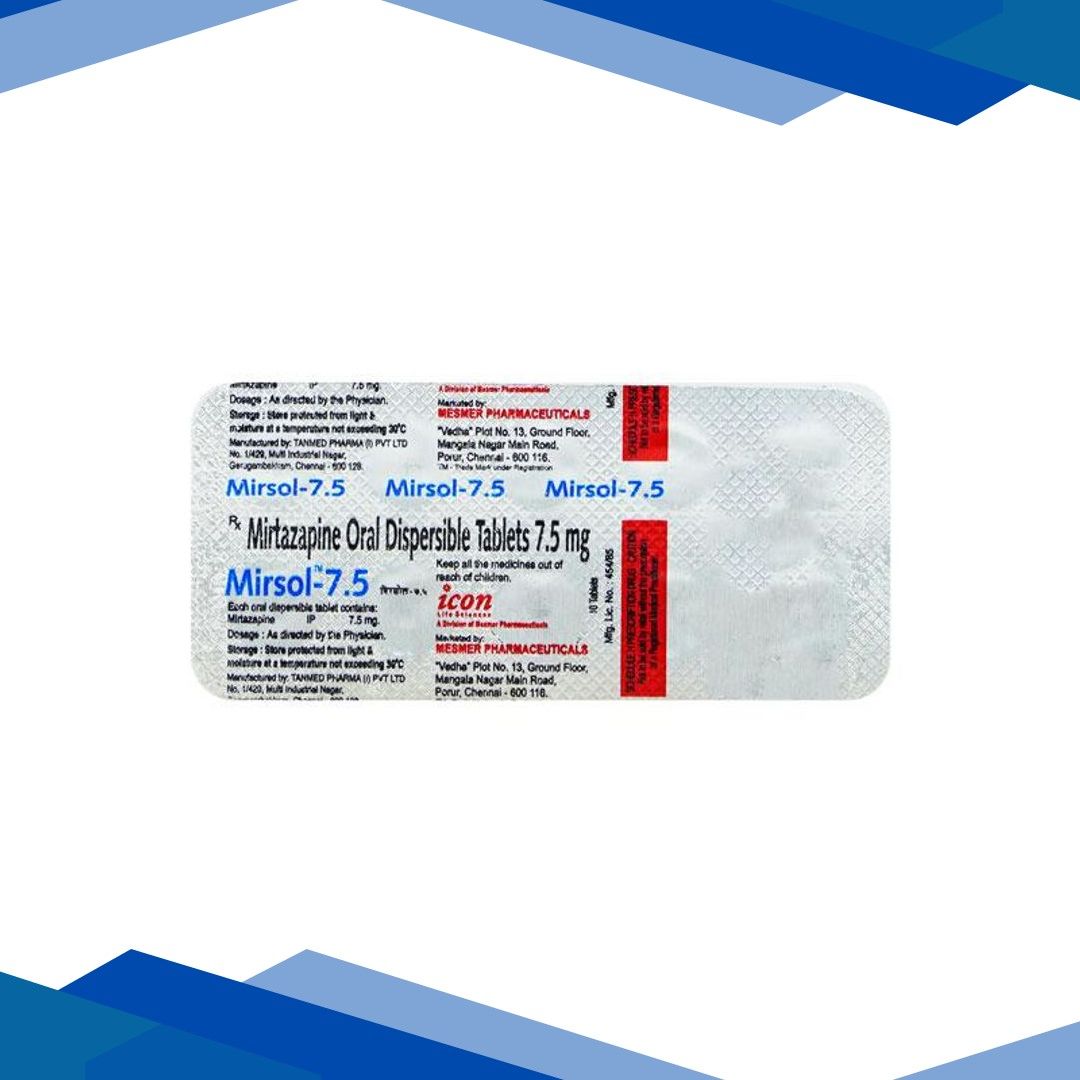 Mirsol 7.5mg Tablet 10’S