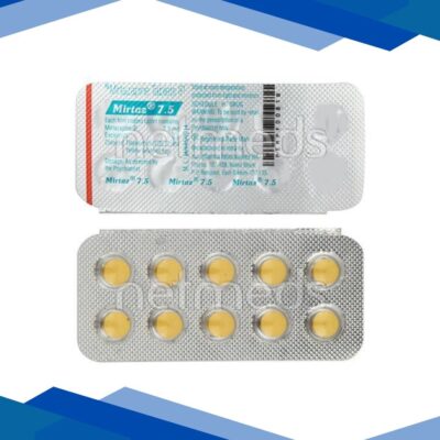 Mirtaz 7.5mg Tablet 10’S