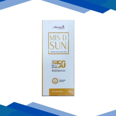 MIS D SUN SPF 50 PA++++ UVA+UVB MATTE Sunscreen Gel 50g