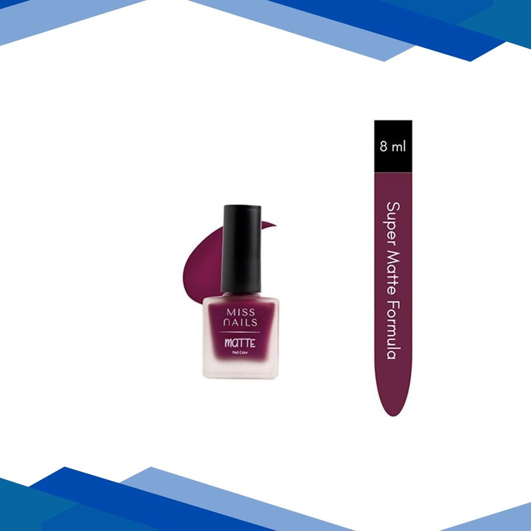 Miss Nails Matte Nail Color – Bubble Wine 8 ml