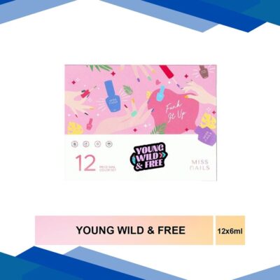 Miss Nails Mini Pro Young , Wild and Free 6ml each 12’s