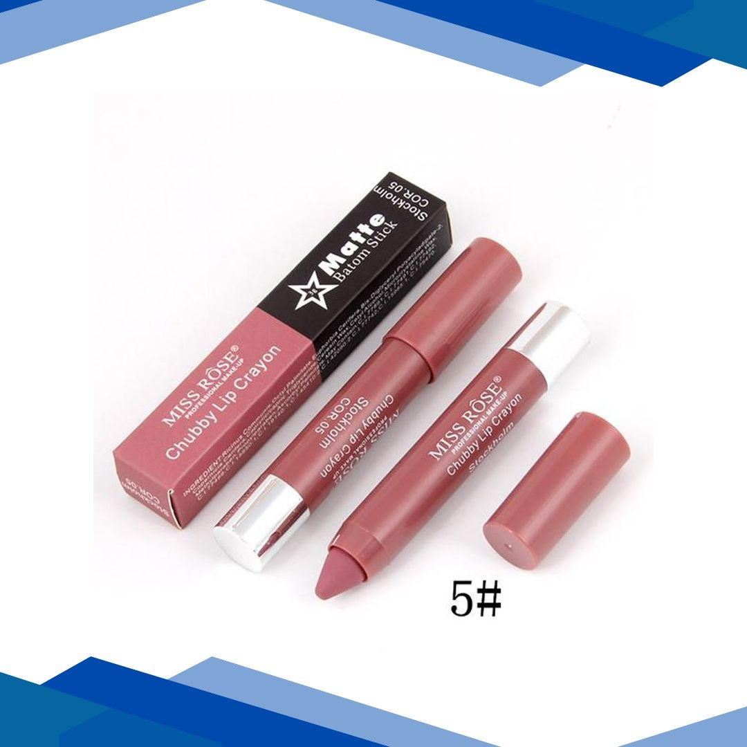 MISS ROSE CHUBBY LIP CRAYON 7301 – 033B Naughty Red 05 3 gm