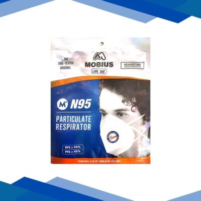 Mobius N95 Particulate Respirator Face Mask – White 1’s