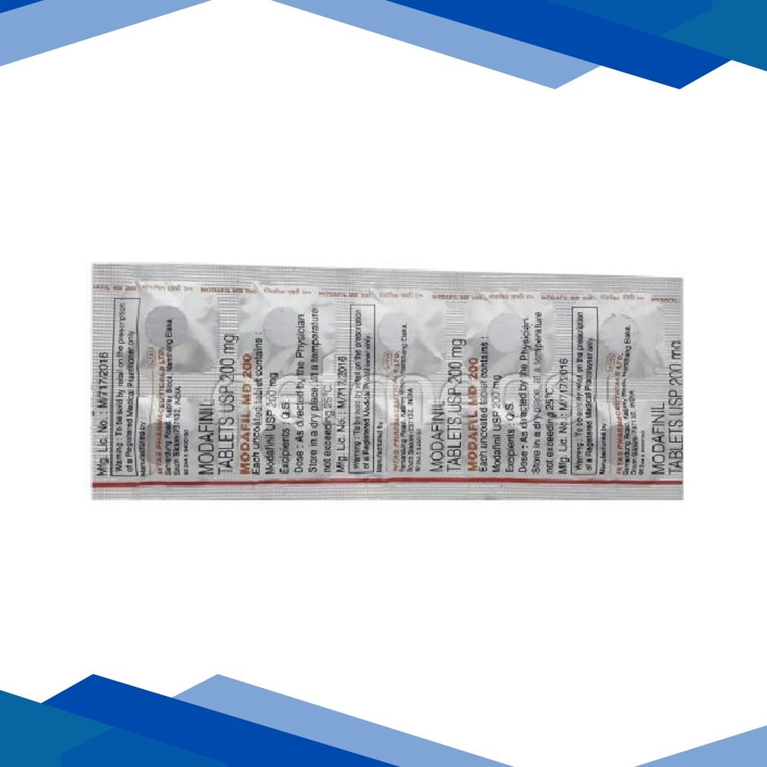 Modafil MD 200mg Tablet 10’S