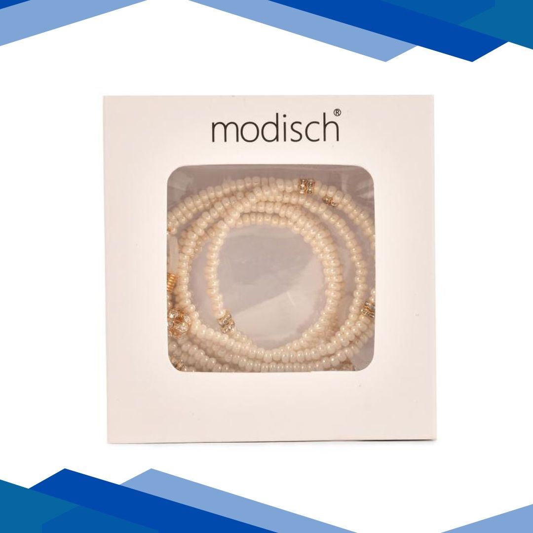 Modisch Off White Moti And Golden Diamond Shine Stone Sunglasses Chain (JC-16Sow) 1’s