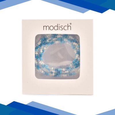 Modisch Sky Blue, Blue, White Round Beads Sunglasses Chain (JC-14Sbw) 1’s