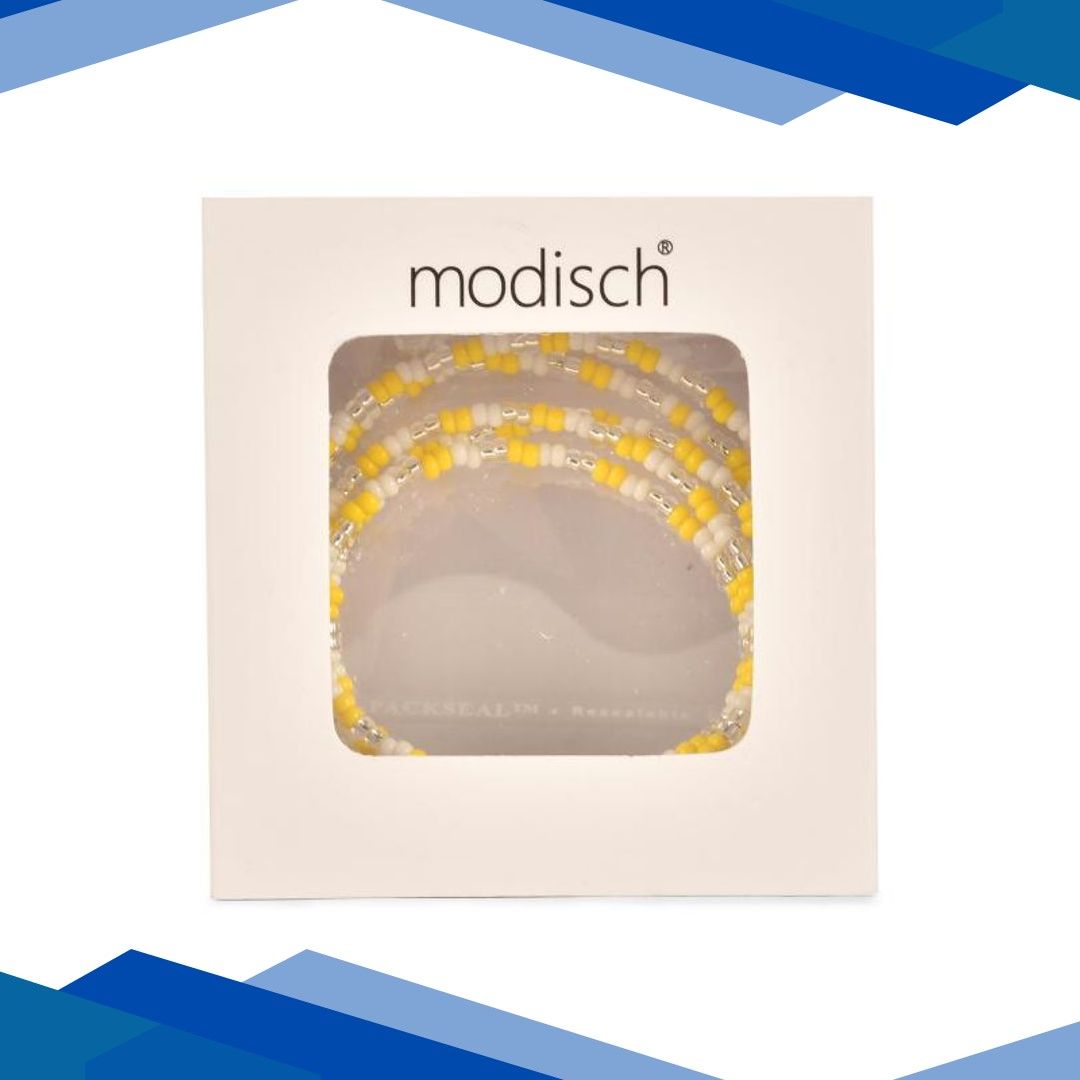 Modisch Yellow And White Round Beads Sunglasses Chain (JC-14Yw) 1’s