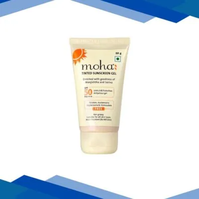 Moha Tinted Sunscreen Gel with SPF 50 PA+++ 50 g