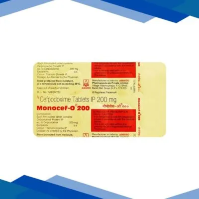 Monocef O 200mg Tablet 10’S