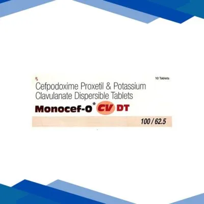 Monocef O CV DT 100/62.5mg Tablet 10’S