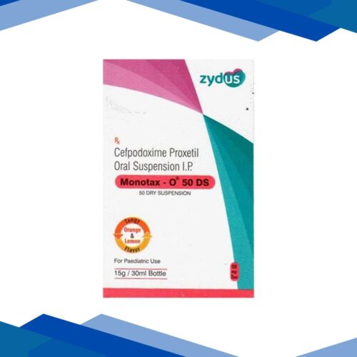 MONOTAX O 50 DS TANGY ORANGE & LEMON FLAVOUR Dry Suspension 30ml