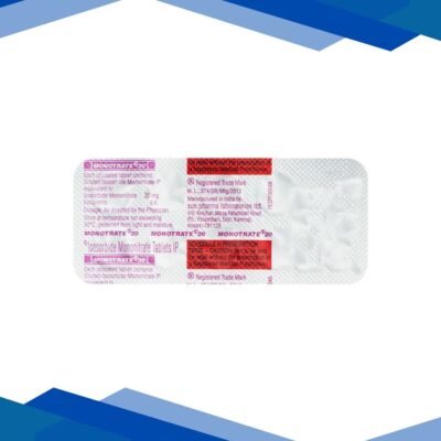Monotrate 20mg Tablet 10’S