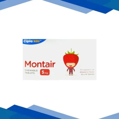 Montair 5mg Strawberry Flavour Chewable Tablet 15’S
