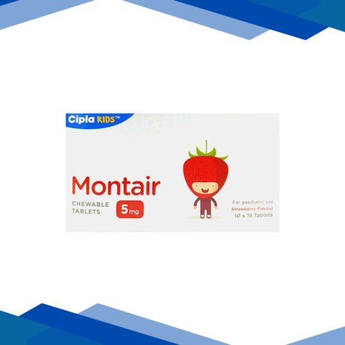 Montair 5mg Strawberry Flavour Chewable Tablet 15’S