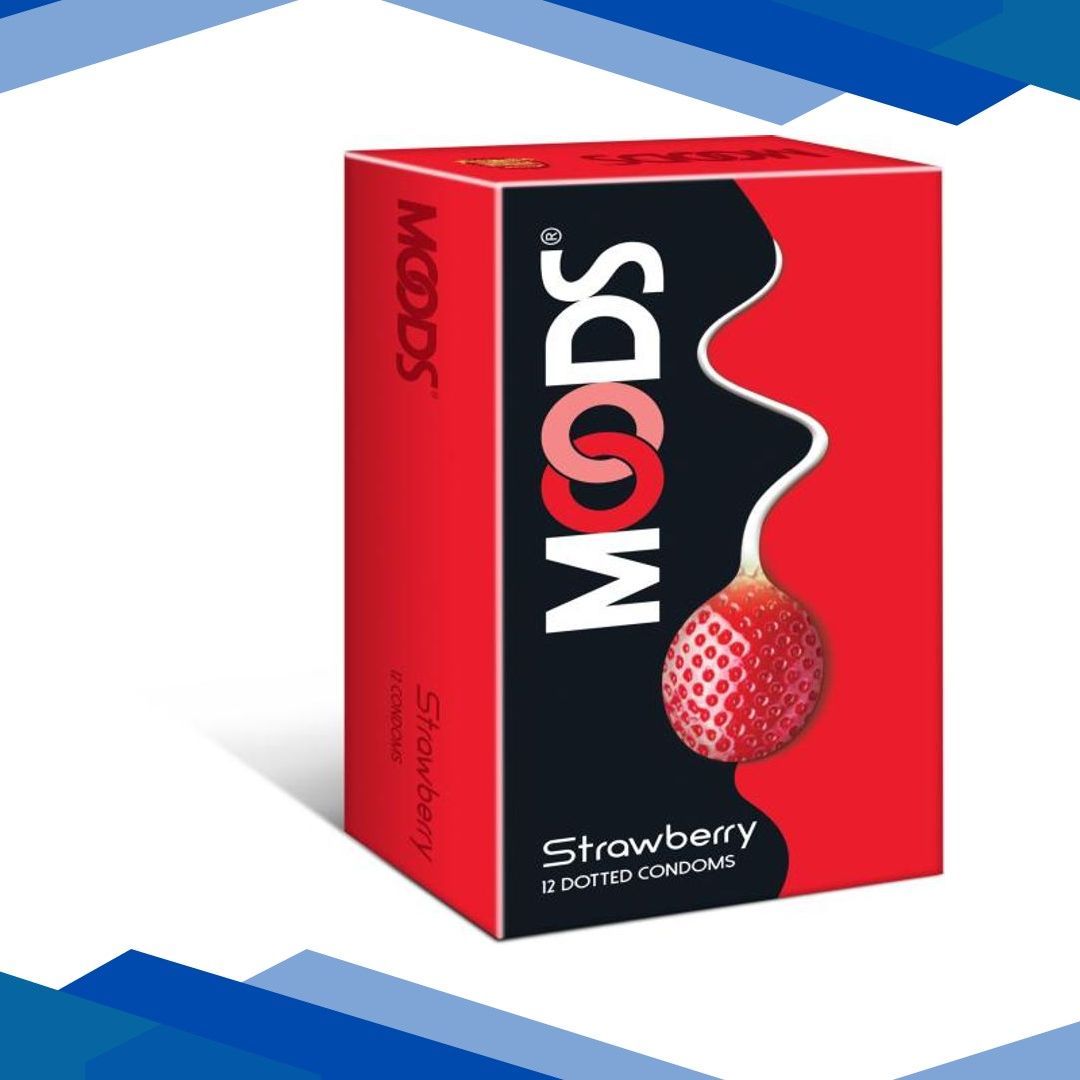 Moods Condoms – Strawberry 12’s