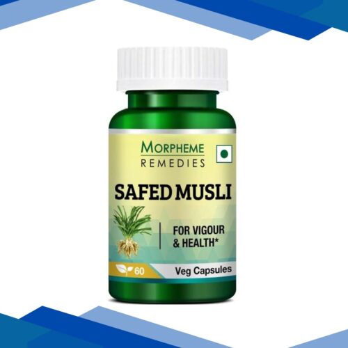 Morpheme Remedies Safed Musli 500 mg Veg Capsule 60’s