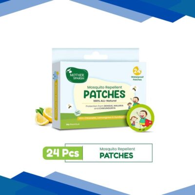 Mother Sparsh Mosquito Repellent Patches 100 % All-Natural waterproof Patches 24’s