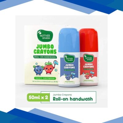 Mother Sparsh Mother Sparsh Jumbo Crayons Roll-on handwash (Pack Of 2 x 50ml) 1’s