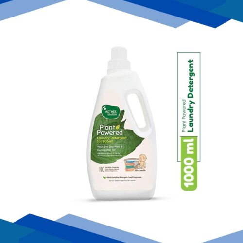 Mother Sparsh Plant Powered Baby Laundry Liquid Detergent – Enzymes And Eucalyptus Oil 1000 ml