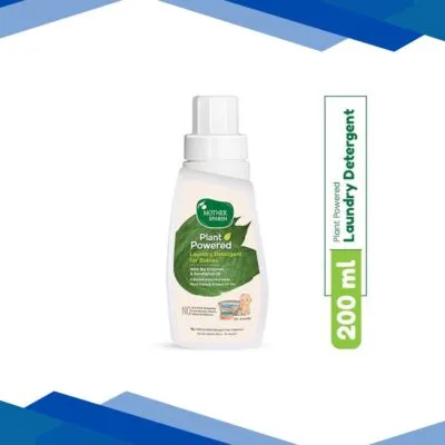 Mother Sparsh Plant Powered Baby Liquid Laundry Detergent With Bioenzymes & Eucalyptus Oil 200 ml
