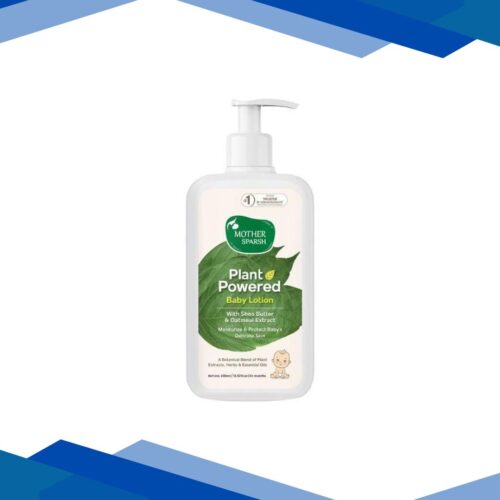 Mother Sparsh Plant Powered Natural Baby Lotion With Organic Shea Butter & Oatmeal Extract 400 ml