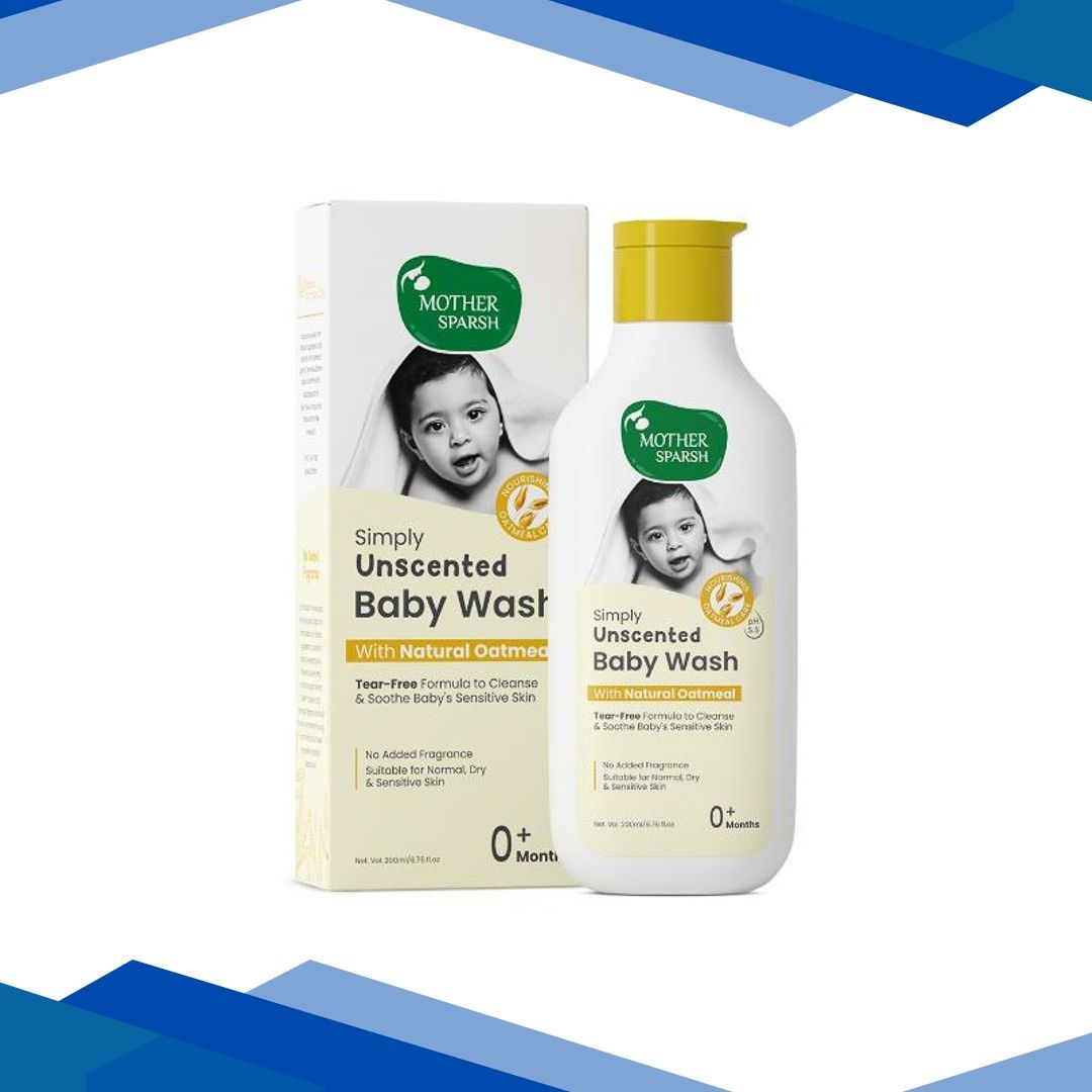 Mother Sparsh Simply Unscented Baby Wash 200 ml