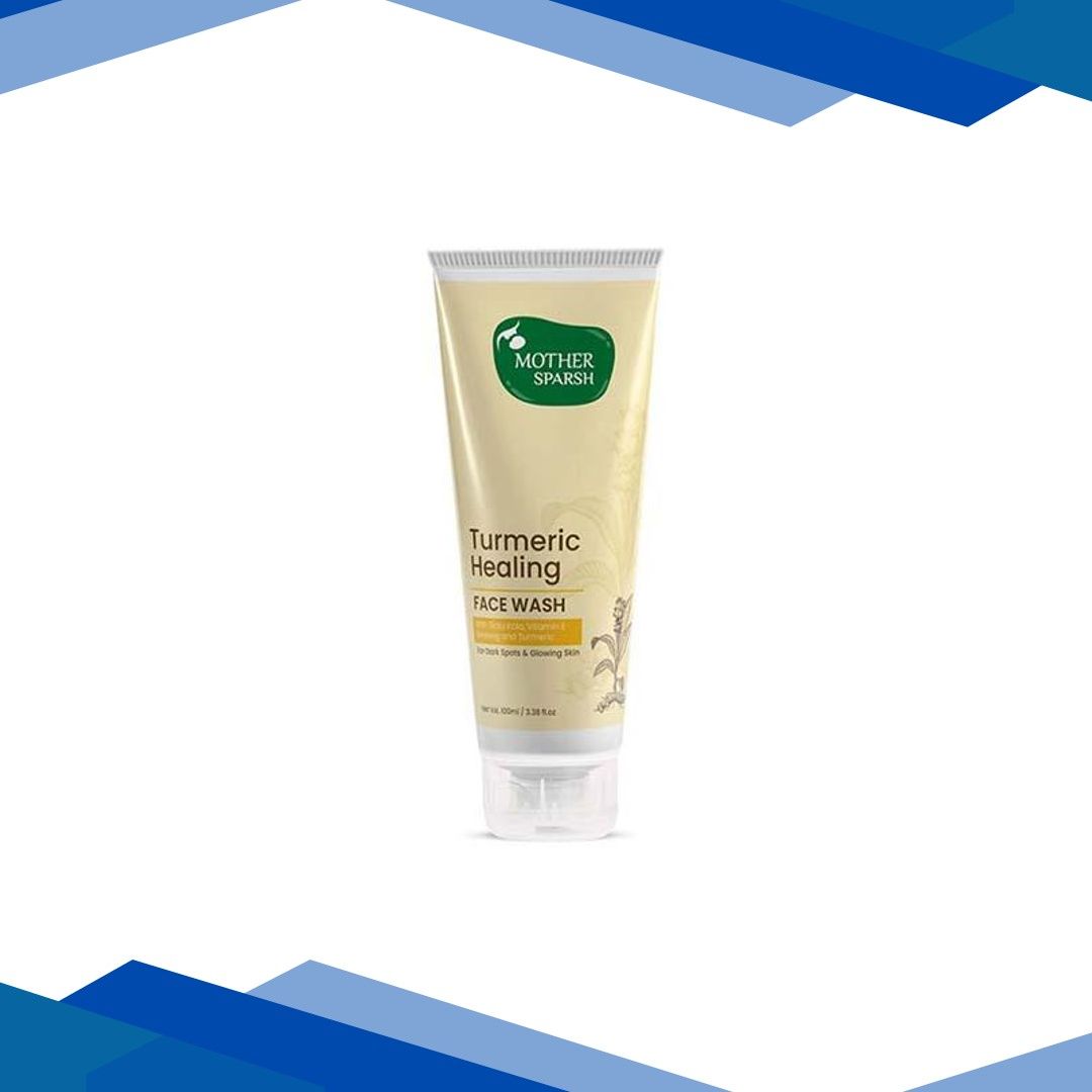 Mother Sparsh Turmeric Healing Face Wash For Hyperpigmentation 100 ml