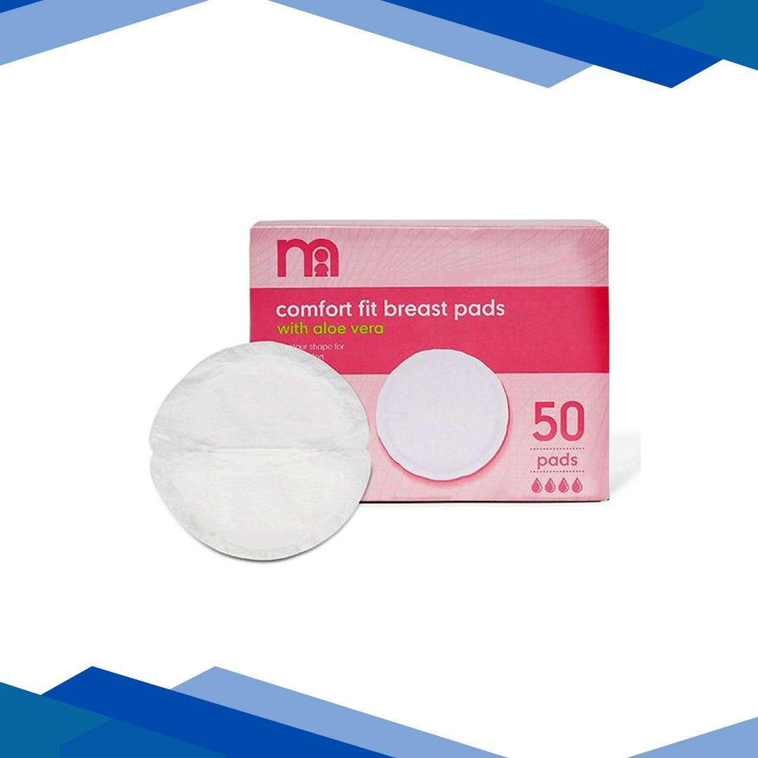 Mothercare Comfort Fit Breast Pads with Aloe Vera (Pack of 50)
