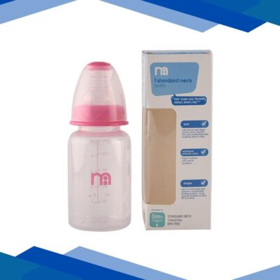 Mothercare Narrow Neck Bottle – Pink 150 ml
