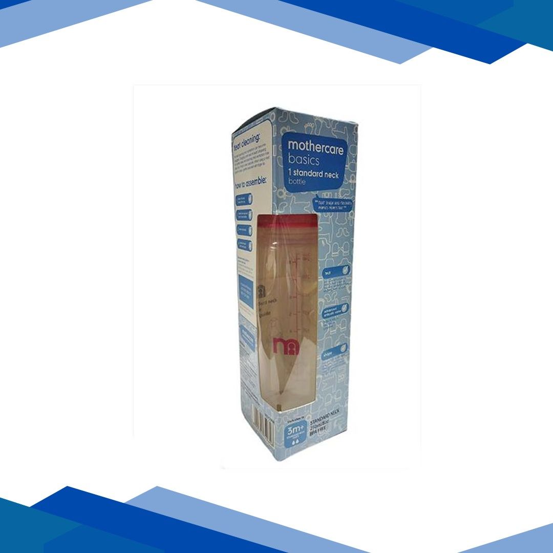 Mothercare Smart Narrow Neck Bottle – Blue 250 ml