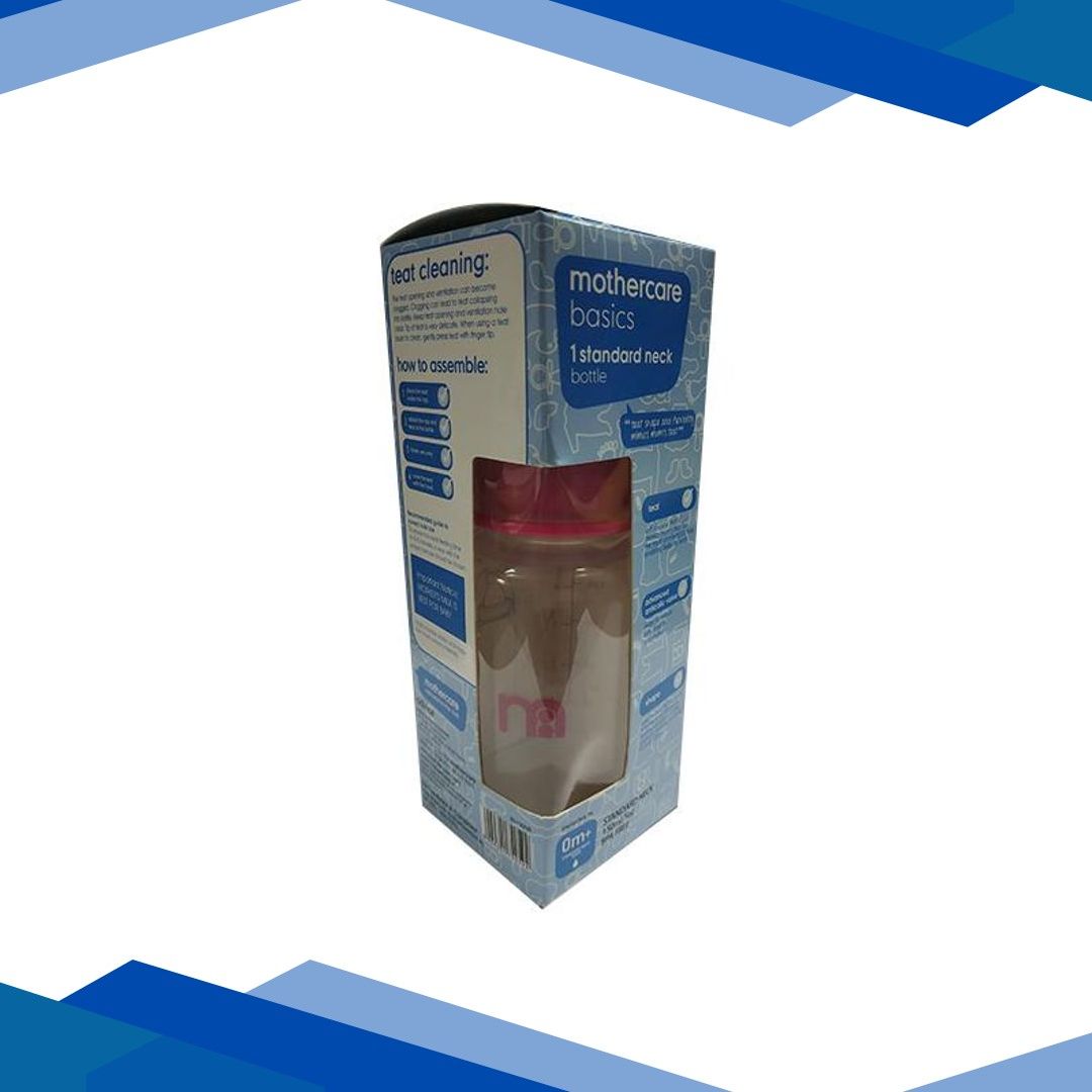 Mothercare Smart Narrow Neck Bottle – Pink 150 ml