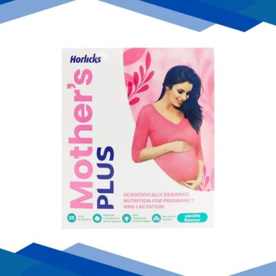 Mother’s Plus Horlicks No Added Sugar Powder – Vanilla Flavour 200 gm (Refill Pack)