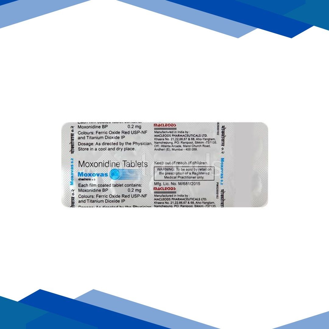 Moxovas 0.2mg Tablet 10’S