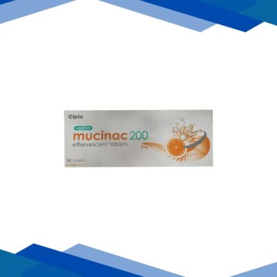 MUCINAC 200 SUGAR FREE ORANGE FLAVOUR Effervescent Tablet 10’s