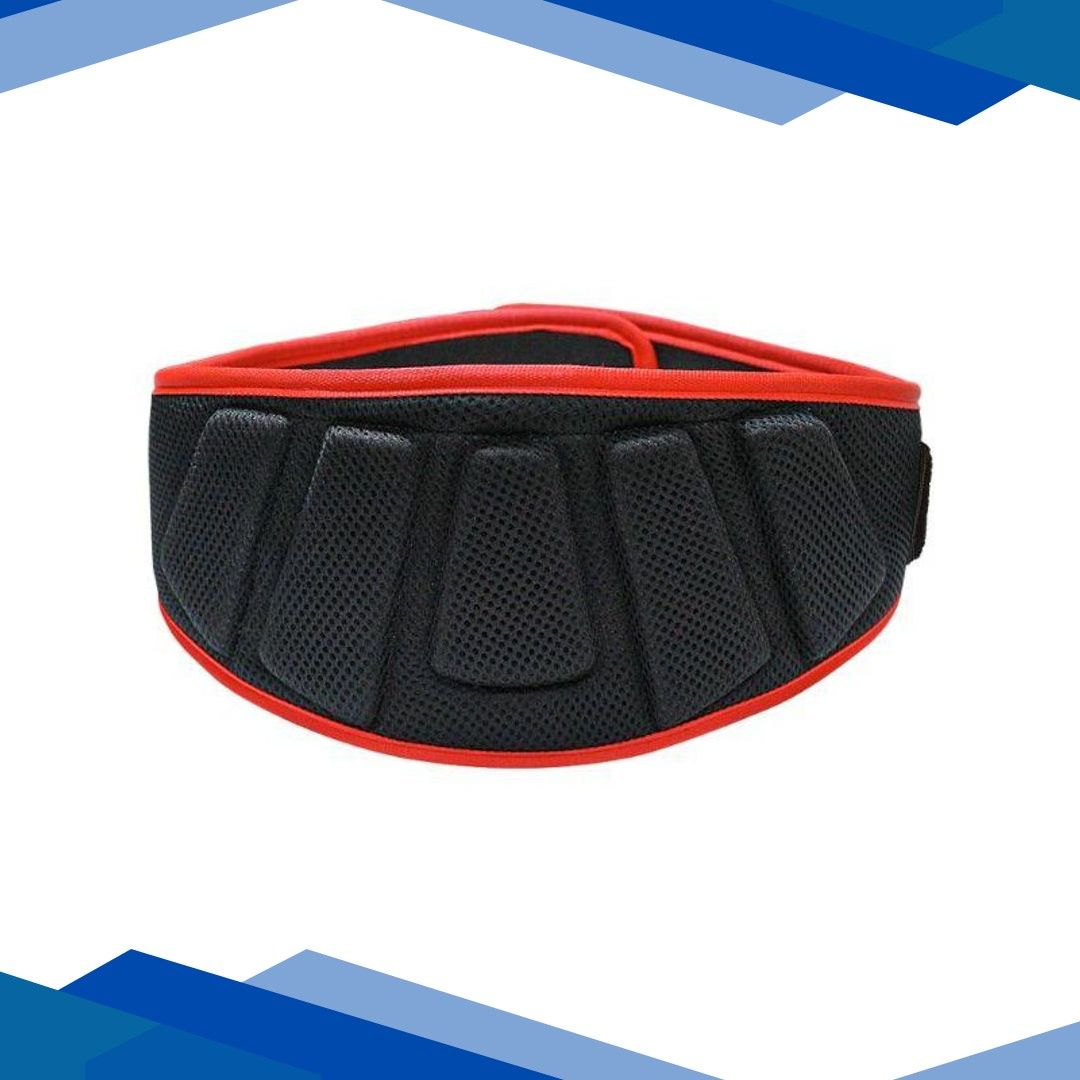MuscleXP Gym Nylon Padded Weight Lifting Belt – Black (L) 1’s