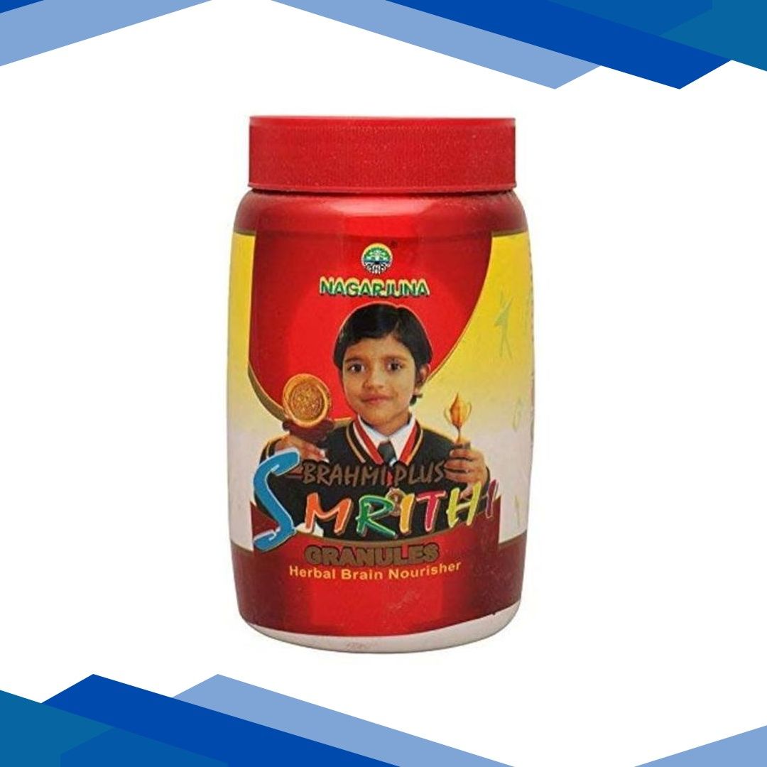 Nagarjuna Brahmi Plus Smrithi Granules Herbal Brain Nourisher 200 g