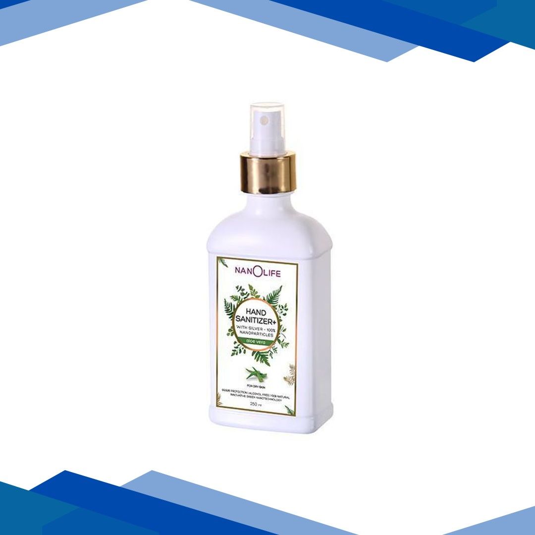 NanOlife Hand Sanitizer Spray for Dry Skin – Aloe Vera 250 ml