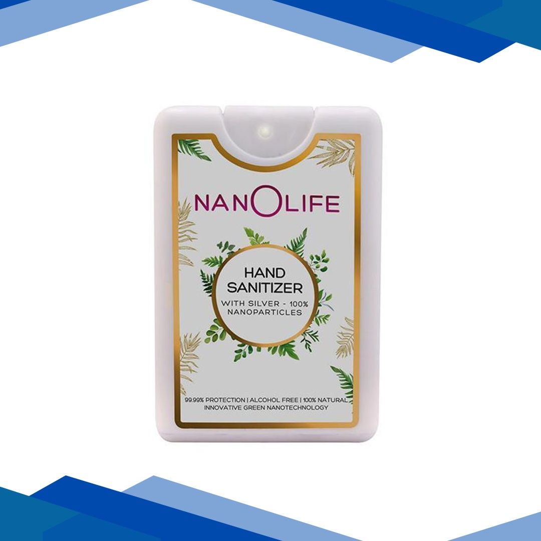 NanOlife Pocket-Size Hand Sanitizer Spray – No Fragrance 18 ml