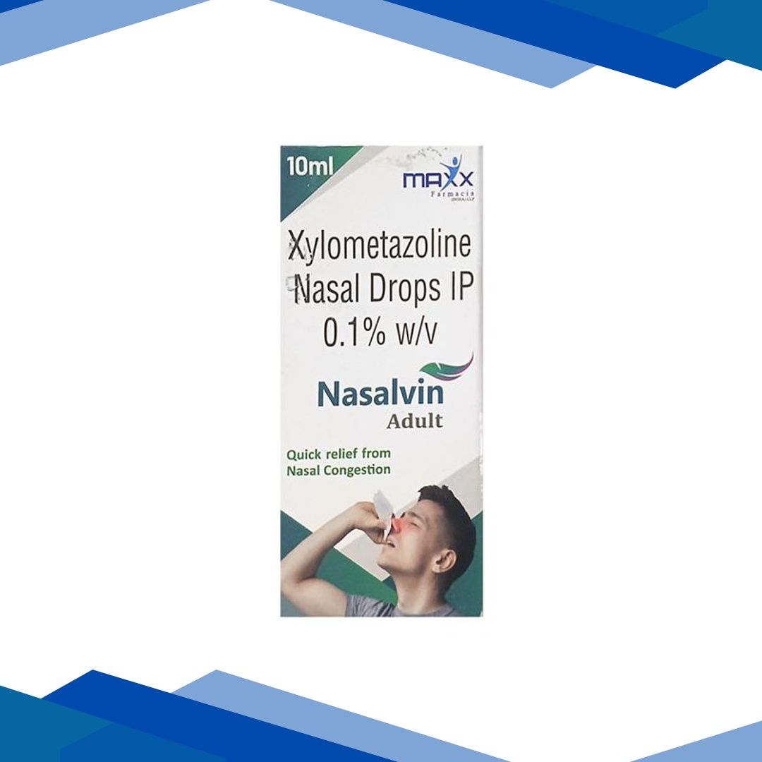 NASALVIN ADULT Nasal Drops 10ml