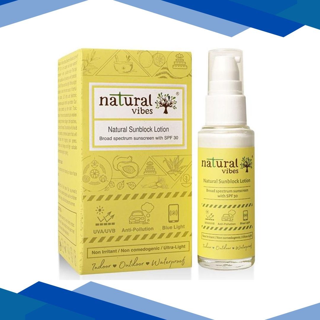 Natural Vibes Natural Sunblock Lotion 30 ml