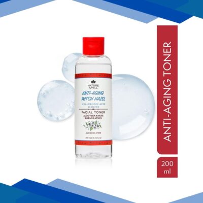 Nature Spell Hyaluronic Acid and Witch Hazel Anti Aging Face Toner 200 ml