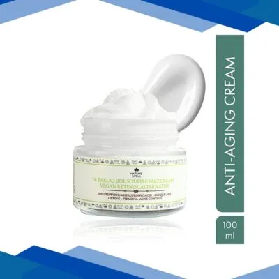 Nature Spell Vegan Retinol Face Moisturiser Infused With Hyaluronic Acid 100 ml
