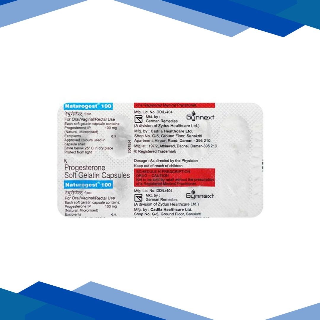 Naturogest 100mg Capsule 10’S