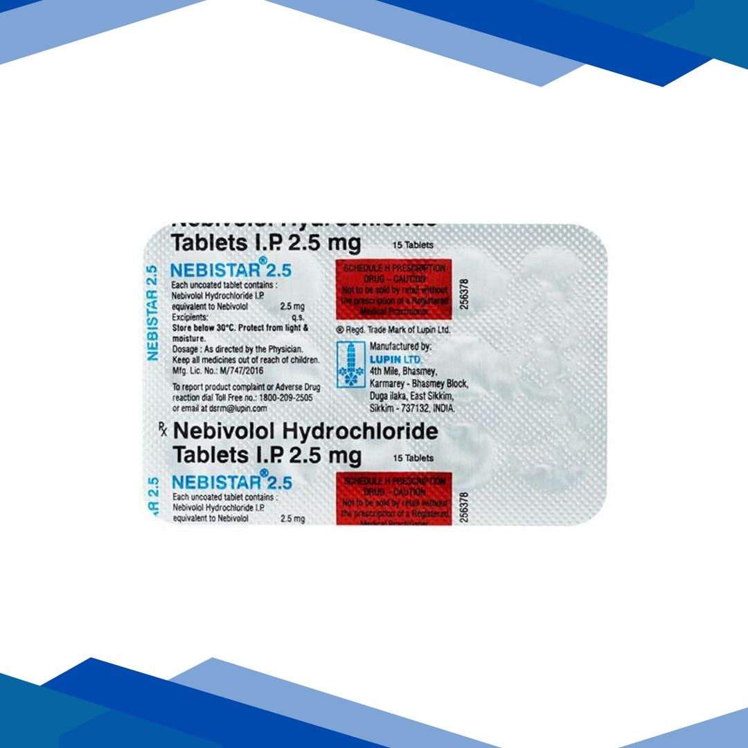Nebistar 2.5mg Tablet 15’S
